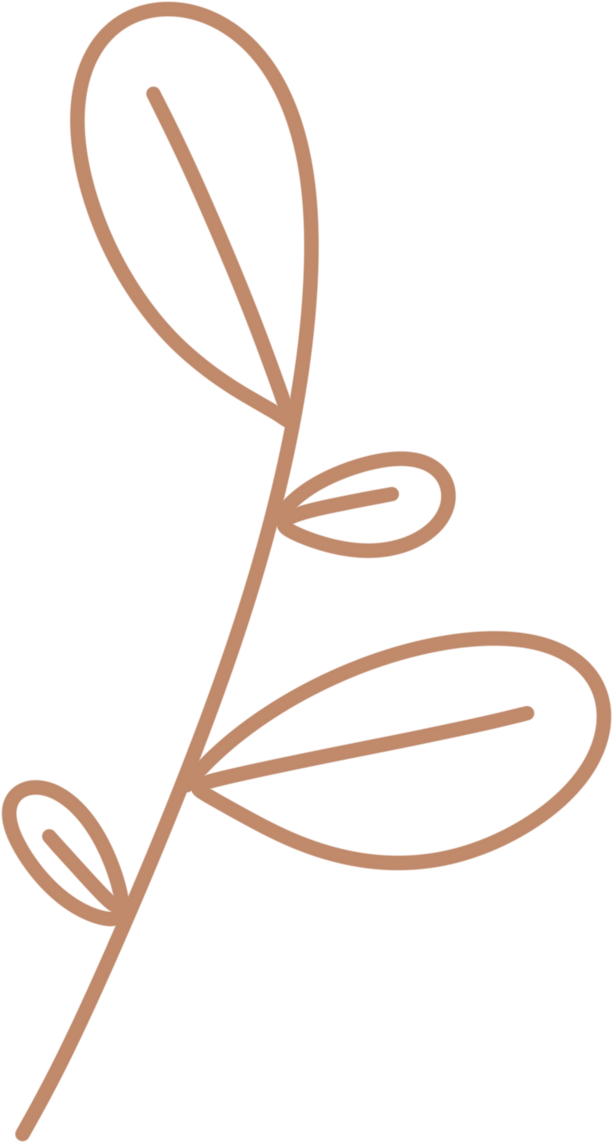 Brown Lined Illustrated Branch